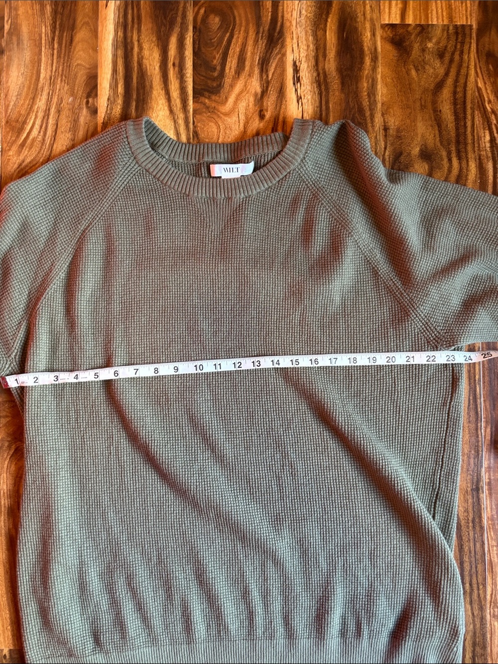 Wilt Olive Green Lightweight Knit Sweater - Picture 4 of 8